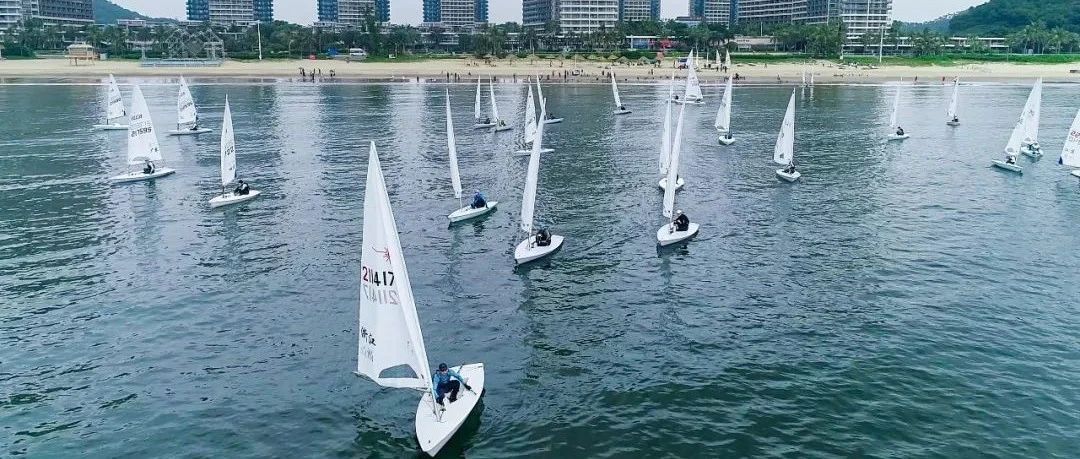 2023年全國帆船冠軍賽（ILCA6＆ILCA7級）廣東陽江海陵島敏捷黃金海岸開幕